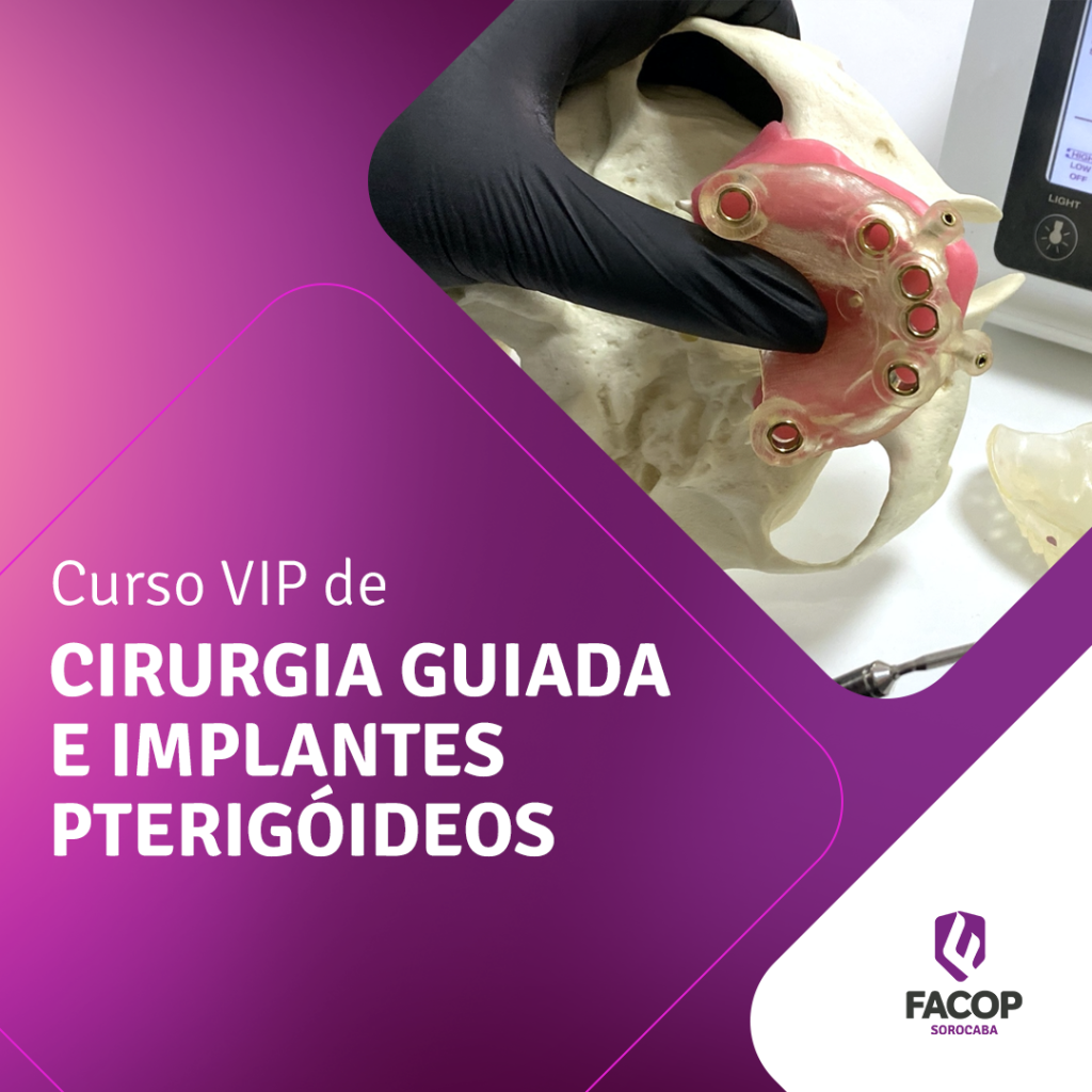 Foto de prótese dentária para implantes guiados